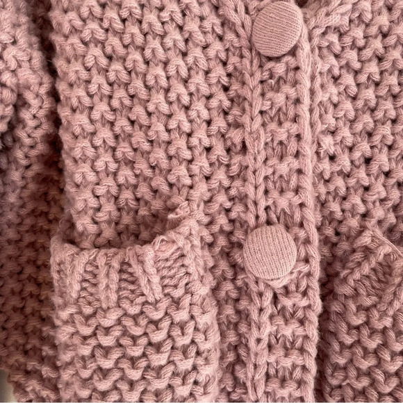 Nasty Gal Lilac Chunky Knit Cardigan - Picture 7 of 7